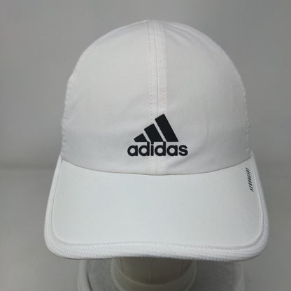 Adidas Aeroready Strapback Hat White One Size 3 Stripes Adjustable