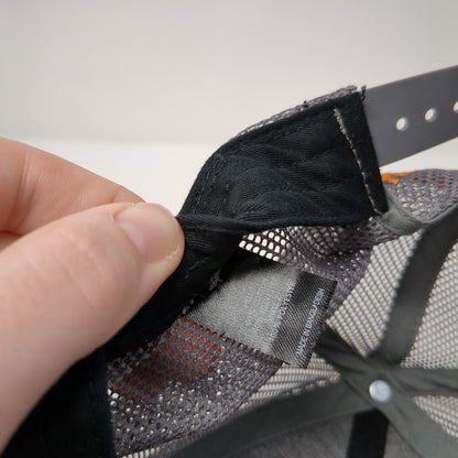 Sync Vans Snapback Trucker Hat Black One Size Mesh Back Richardson