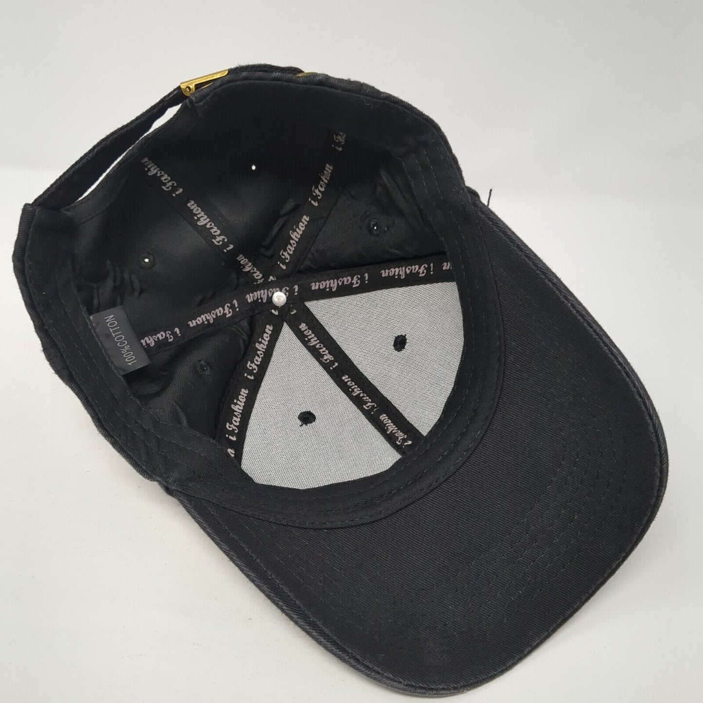 No Fear Suicycle Racing Slideback Hat Black One Size Adjustable 6 Panel Fashion