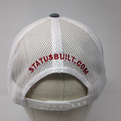 Status Homes Snapback Trucker Hat Gray OS Adjustable Mesh Back Pacific Headwear