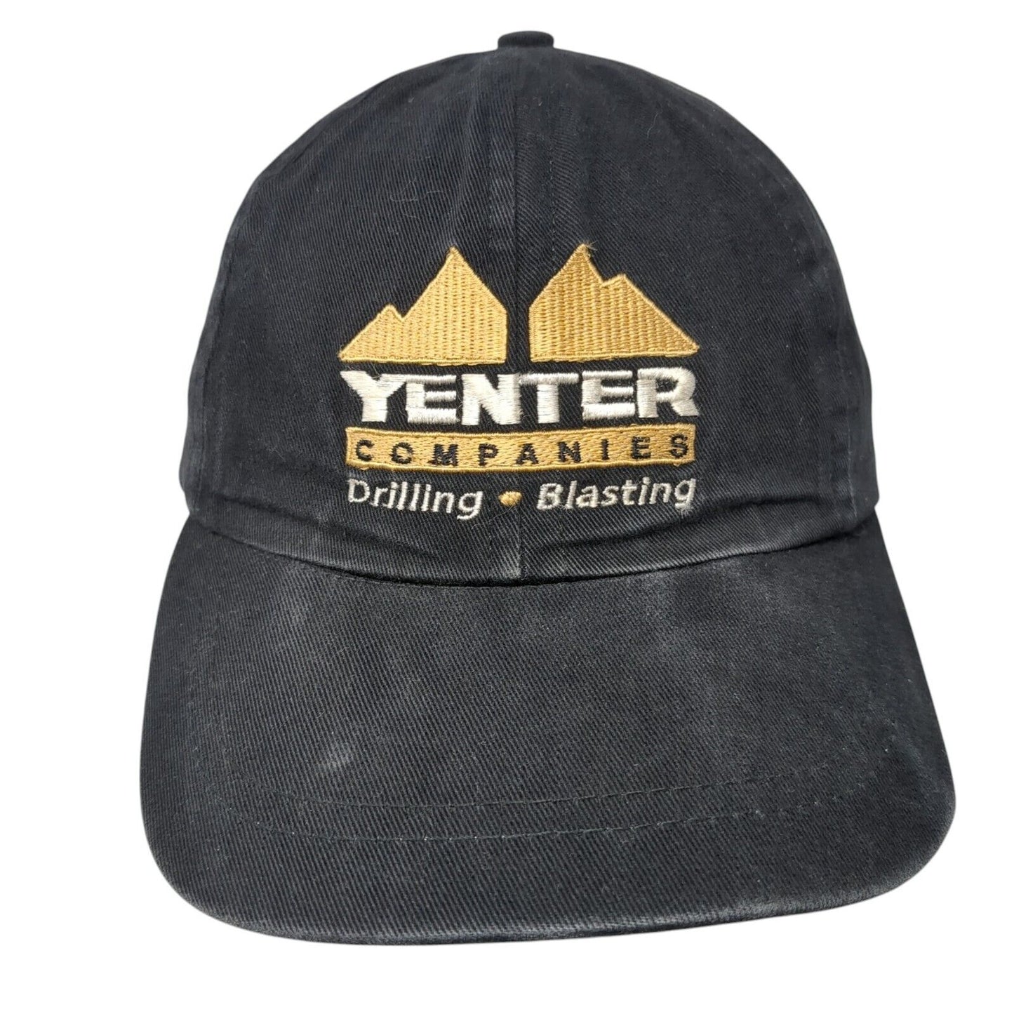 Yenter Companies Drilling Blasting Slideback Hat Black OS Adjustable Embroidered
