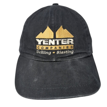 Yenter Companies Drilling Blasting Slideback Hat Black OS Adjustable Embroidered