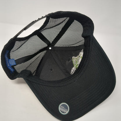 2018 WWB Snapback Trucker Hat Black One Size Adjustable Mesh Back Port Authority