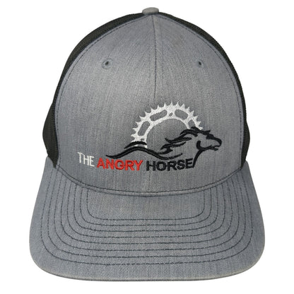 Whiskey Bent Hat Co. Snapback Trucker Hat Gray One Size Mesh Back