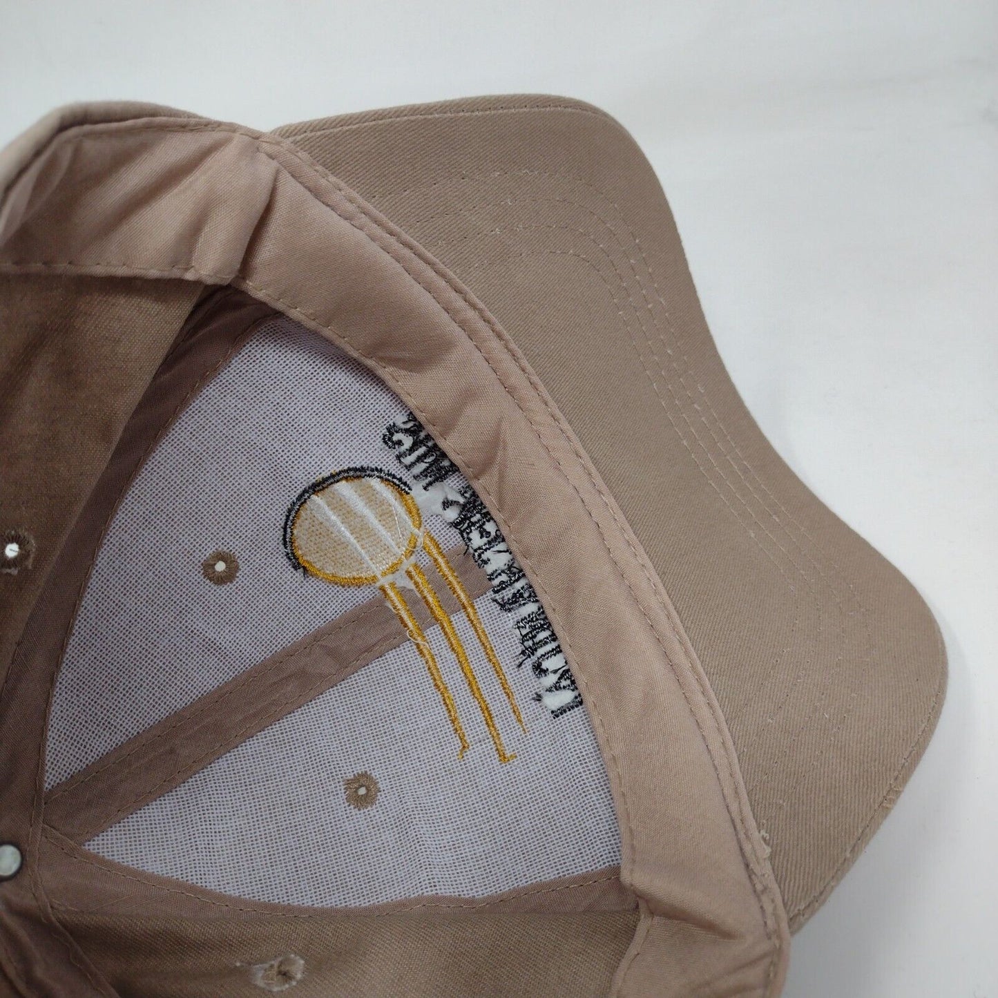Sun Mechanical Strapback Hat Tan One Size Adjustable 6 Panel Cap America