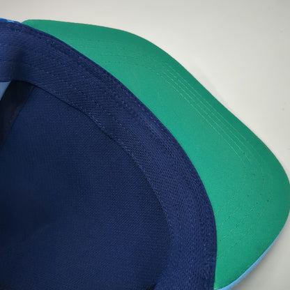 BOCO Gear 5 Panel Hat Blue One Size Strapback California Coast 500 Run Local