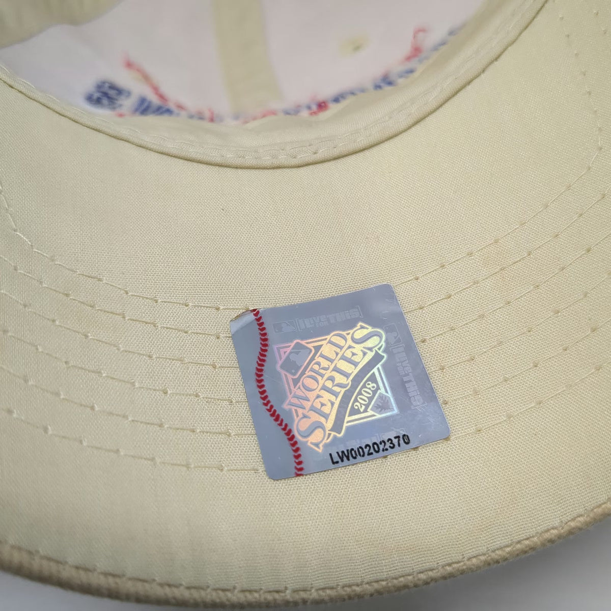 Fan Favorite Philadelphia Phillies MLB Baseball Cap Beige One Size 2008 Champs