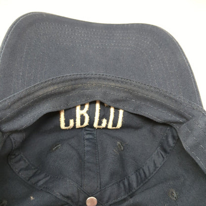 CB CO Cinderlands Slideback Hat Blue One Size Adjustable Embroidered