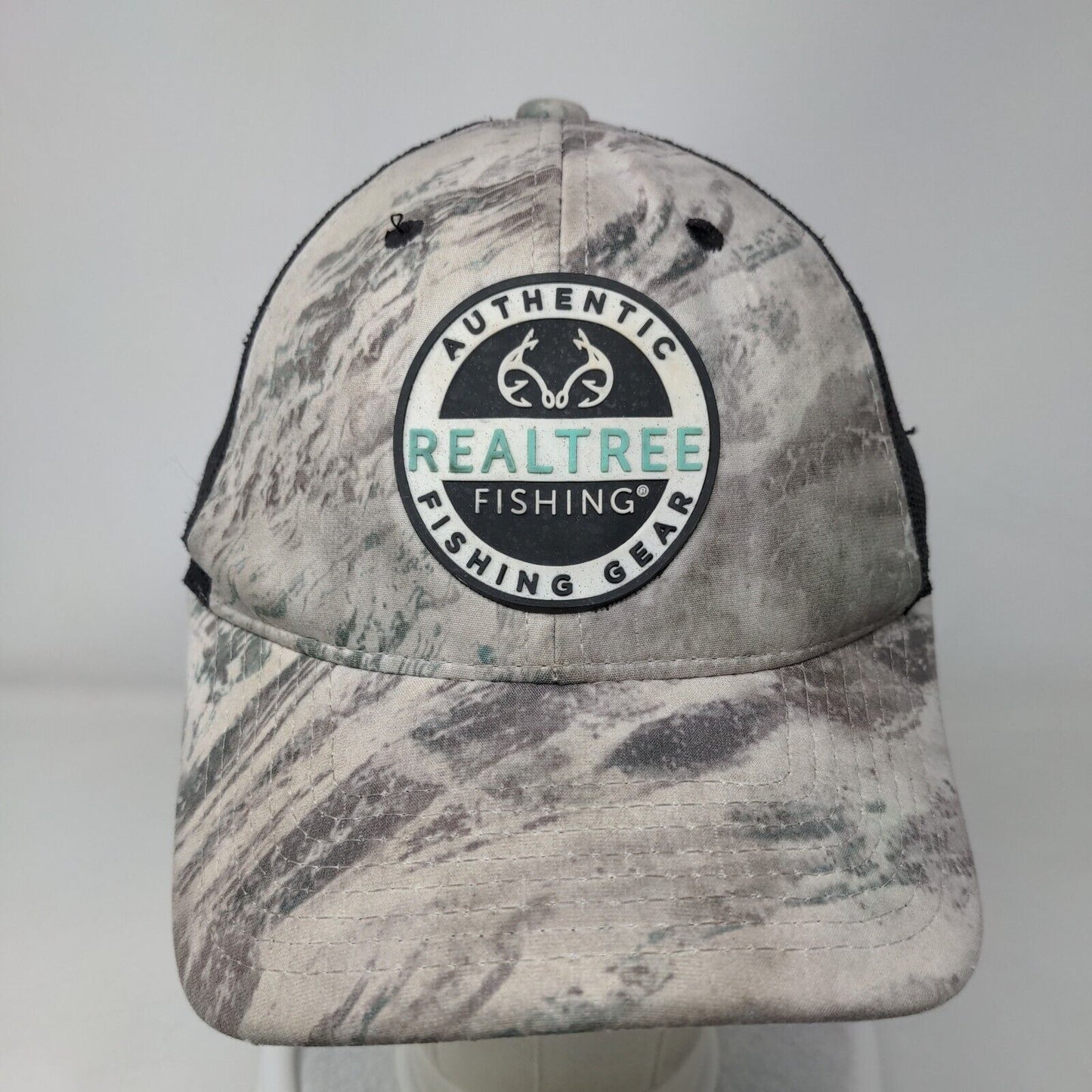 Realtree Authentic Fishing Gear Snapback Hat Multicolor OSFM Mesh Back