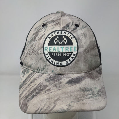 Realtree Authentic Fishing Gear Snapback Hat Multicolor OSFM Mesh Back