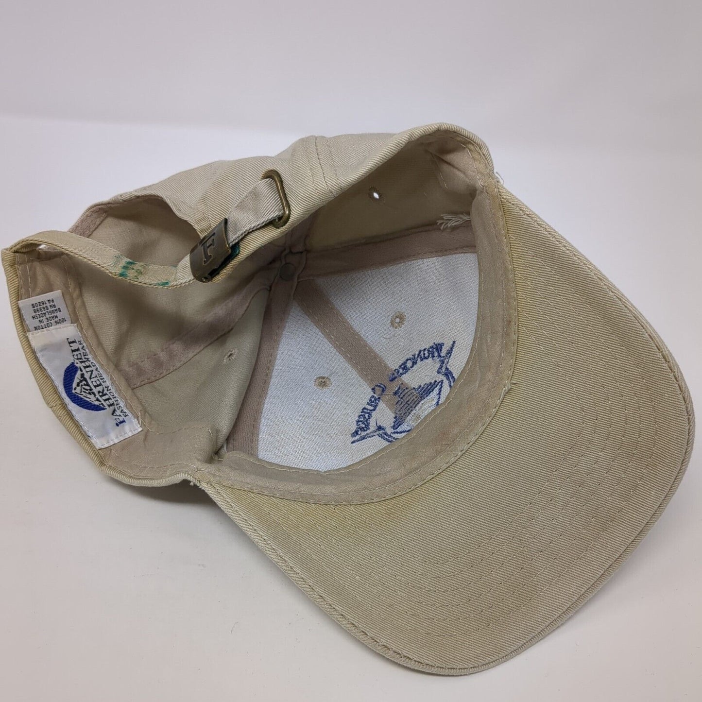 Princess Cruises Slideback Hat Tan One Size Adjustable Embroidered Fahrenheit