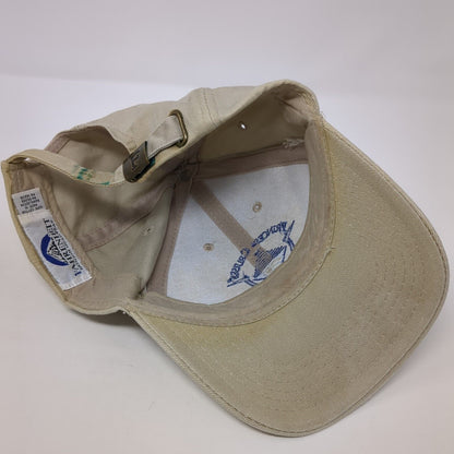Princess Cruises Slideback Hat Tan One Size Adjustable Embroidered Fahrenheit