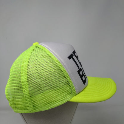 Team Bride Snapback Trucker Hat Green OSFA Adjustable Mesh Back 6 Panel Cobra