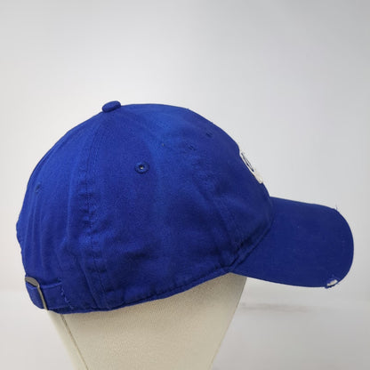 Ultimat Vodka Baseball Cap Blue One Size Distressed Frayed Patch Slideback Hat