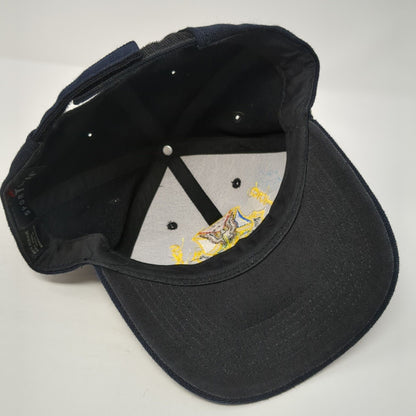 65th Mission Support Group 65th SVS Strapback Hat Blue OS Adjustable Sportsman