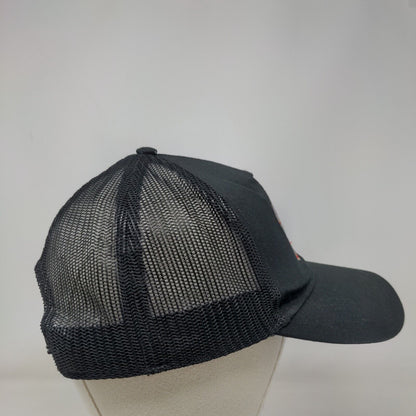Welcome To Camp Crystal Lake Snapback Mesh Back Trucker Hat Black OSFM