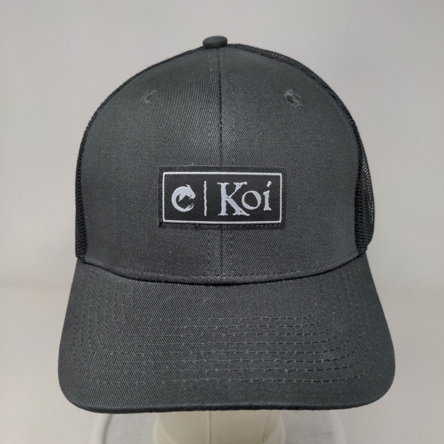 Koi Fish Snapback Mesh Back Trucker Hat Gray One Size Anderson Bros