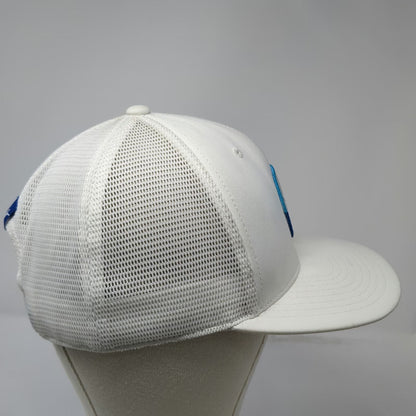 Mizuno Trucker Hat White One Size Snapback Mesh Golf Runbird Logo Patch 110