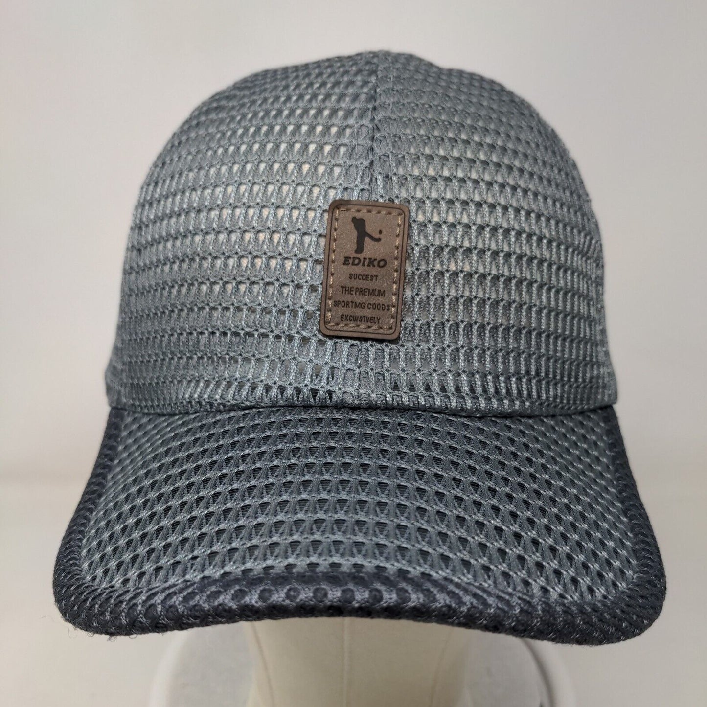 Ediko Succest The Premium Sporting Goods Slideback Hat Gray One Size