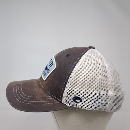 Costa 1983 Born on The Water Snapback Trucker Hat Blue OS Adjustable Mesh Back