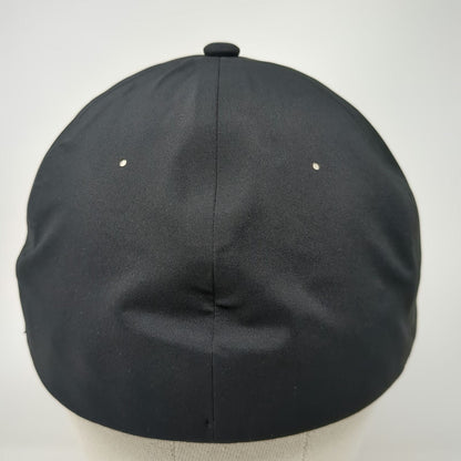 Flexfit Delta Baseball Cap Black XL Bullfrog Spas Performance Fitted Hat Stretch