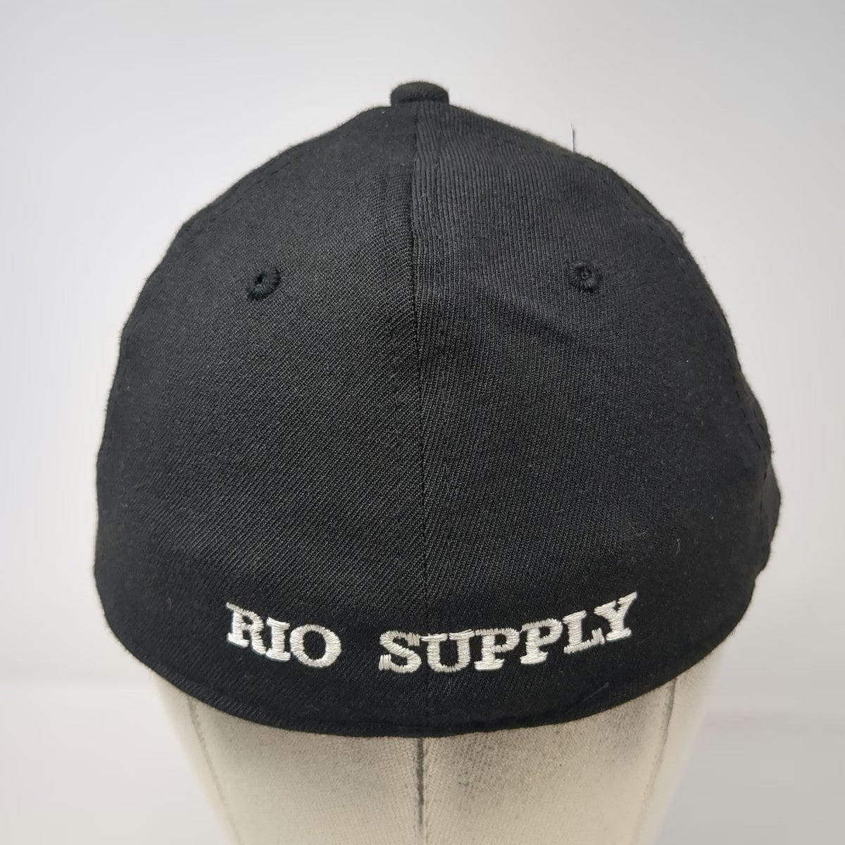 OC Sports Baseball Cap Black XL Neptune Rio Supply ProFlex Fitted Stretch Hat