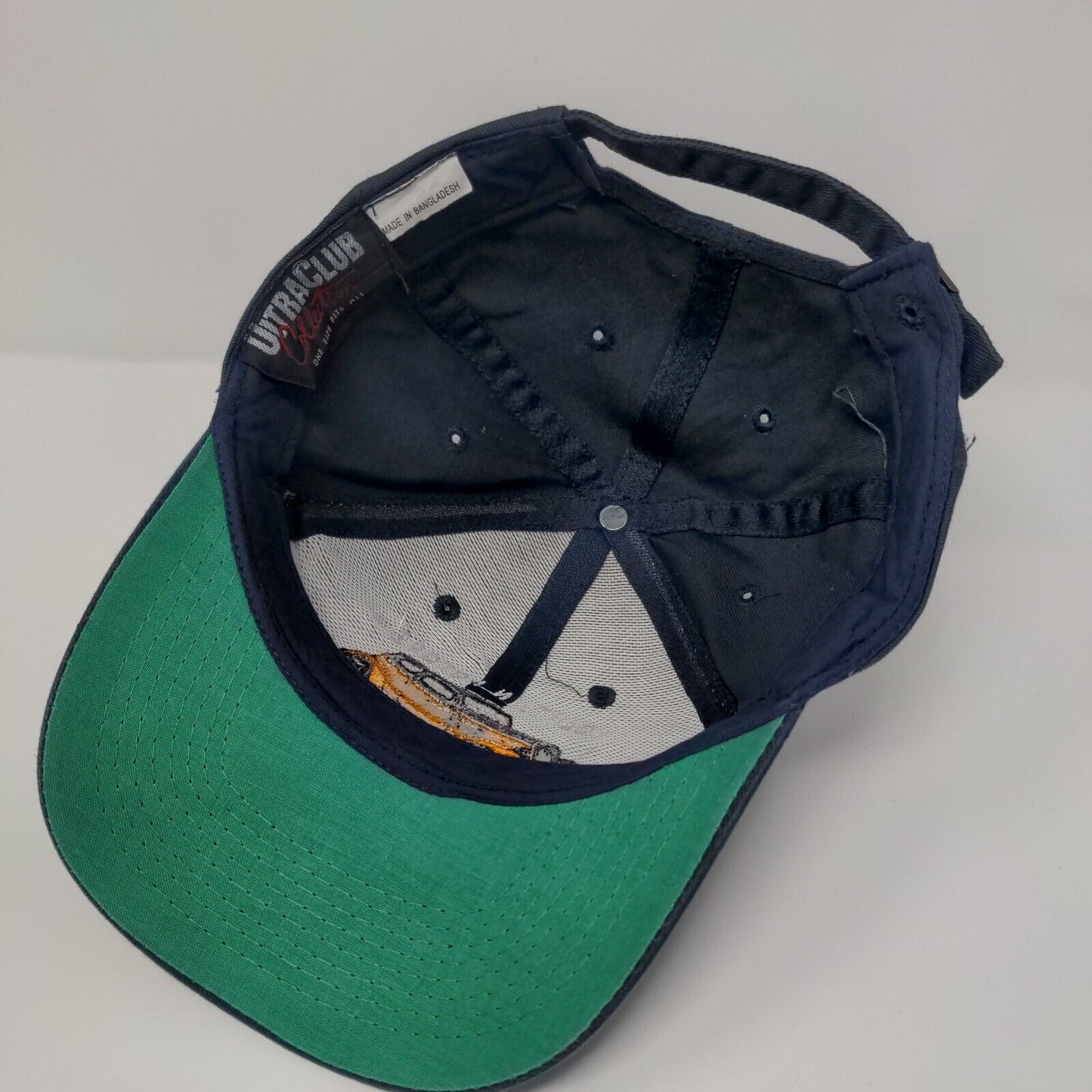 Mountain Motors Great Falls Slideback Hat Blue OSFA Adjustable Ultra Club