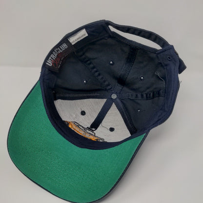 Mountain Motors Great Falls Slideback Hat Blue OSFA Adjustable Ultra Club