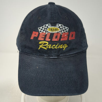 Sportsman Baseball Cap Black One Size Peloso Racing Team Slideback Cotton Hat