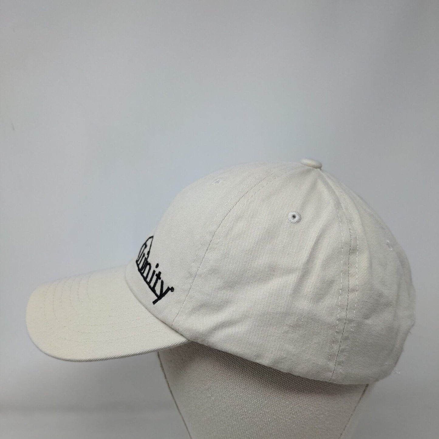 Trinity Slideback Hat Tan OSFM Embroidered Adjustable Solid 6 Panel