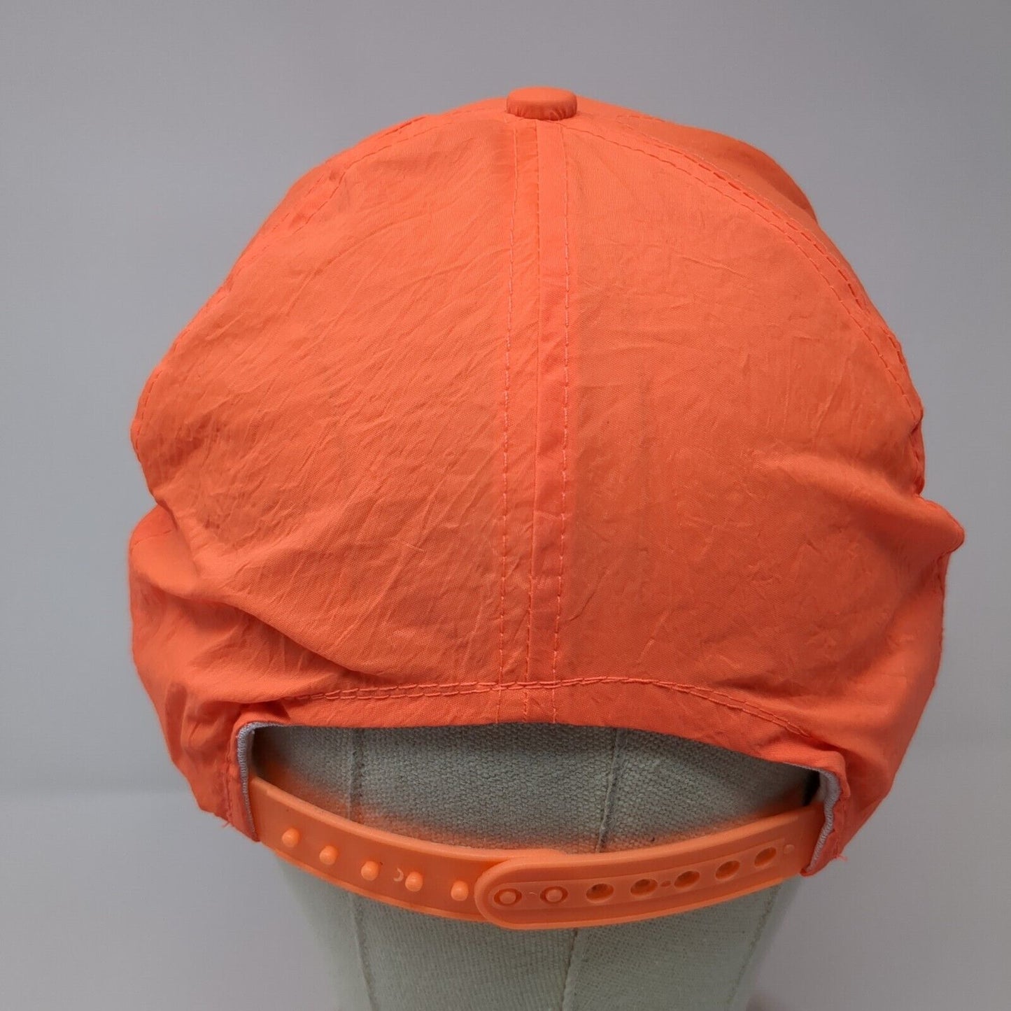 Spirit Lake Lodge Yukon Snapback Hat Orange OSFA Adjustable 6 Panel Nylon