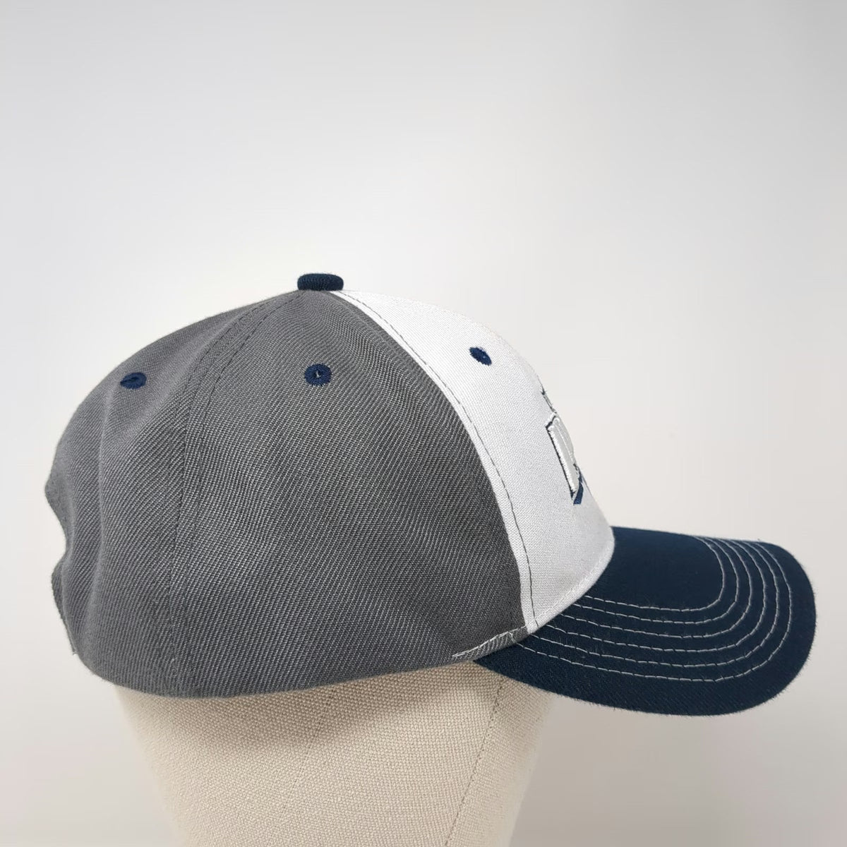 Melonwear Idaho Steelheads Hat Baseball Cap Gray White Blue One Size Hockey Fish