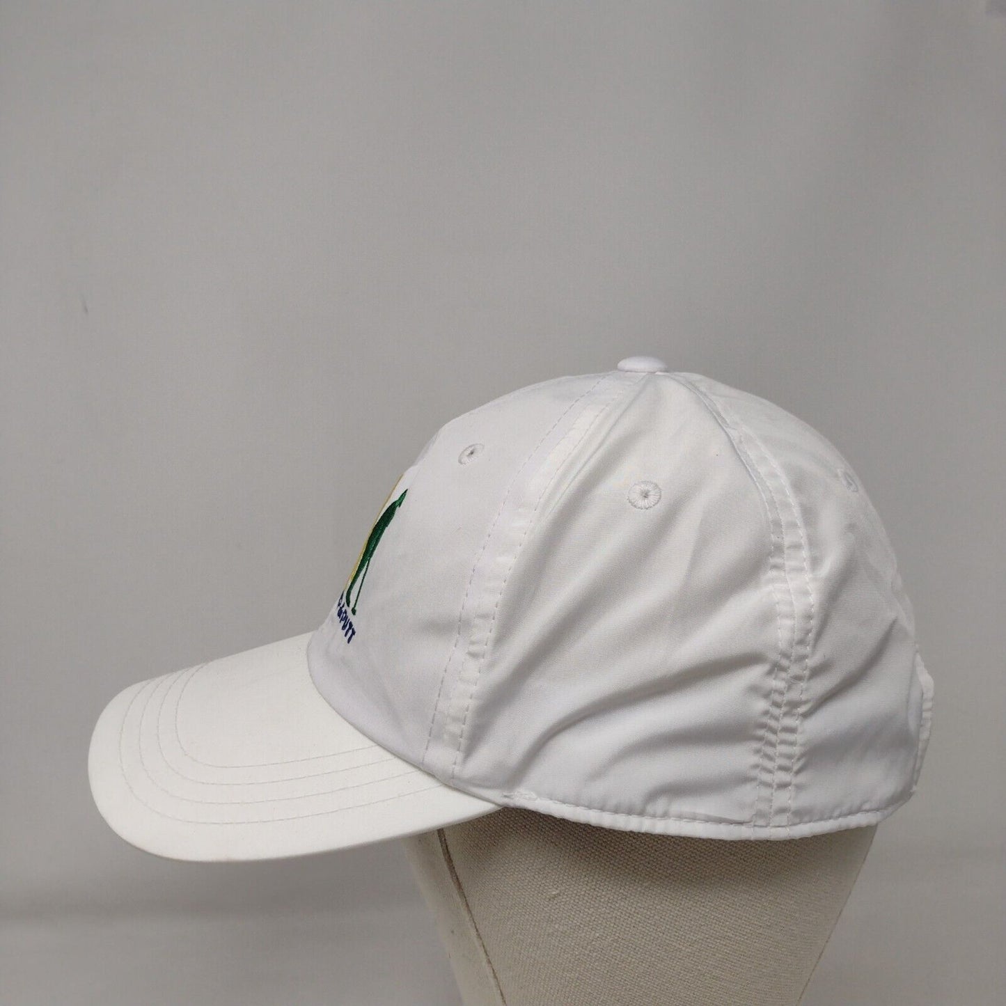 Drive Chip & Putt Strapback Hat White One Size Adjustable Embroidered Polyester