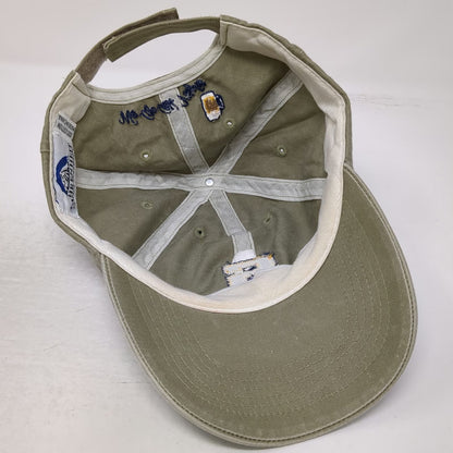Fahrenheit Baseball Cap Green One Size Squam Lake Beer Mug Strapback hat Logo NH