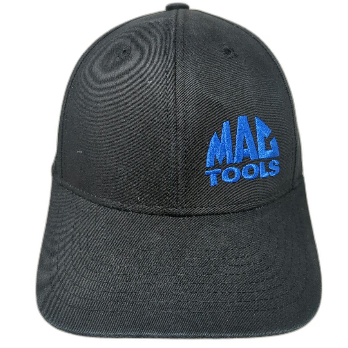 Mac Tools Snapback Hat Black One Size Blue Embroidery 6 Panel Cotton Adjustable