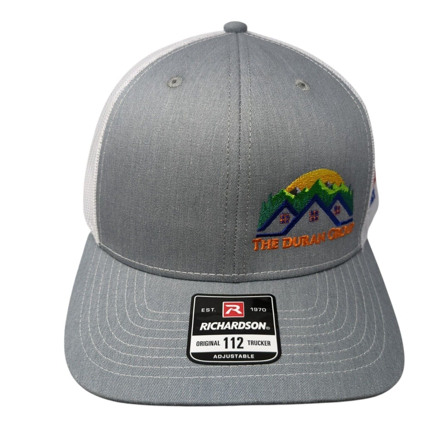 The Duran Group Snapback Mesh Back Trucker Hat Gray One Size Adjustable