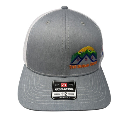The Duran Group Snapback Mesh Back Trucker Hat Gray One Size Adjustable