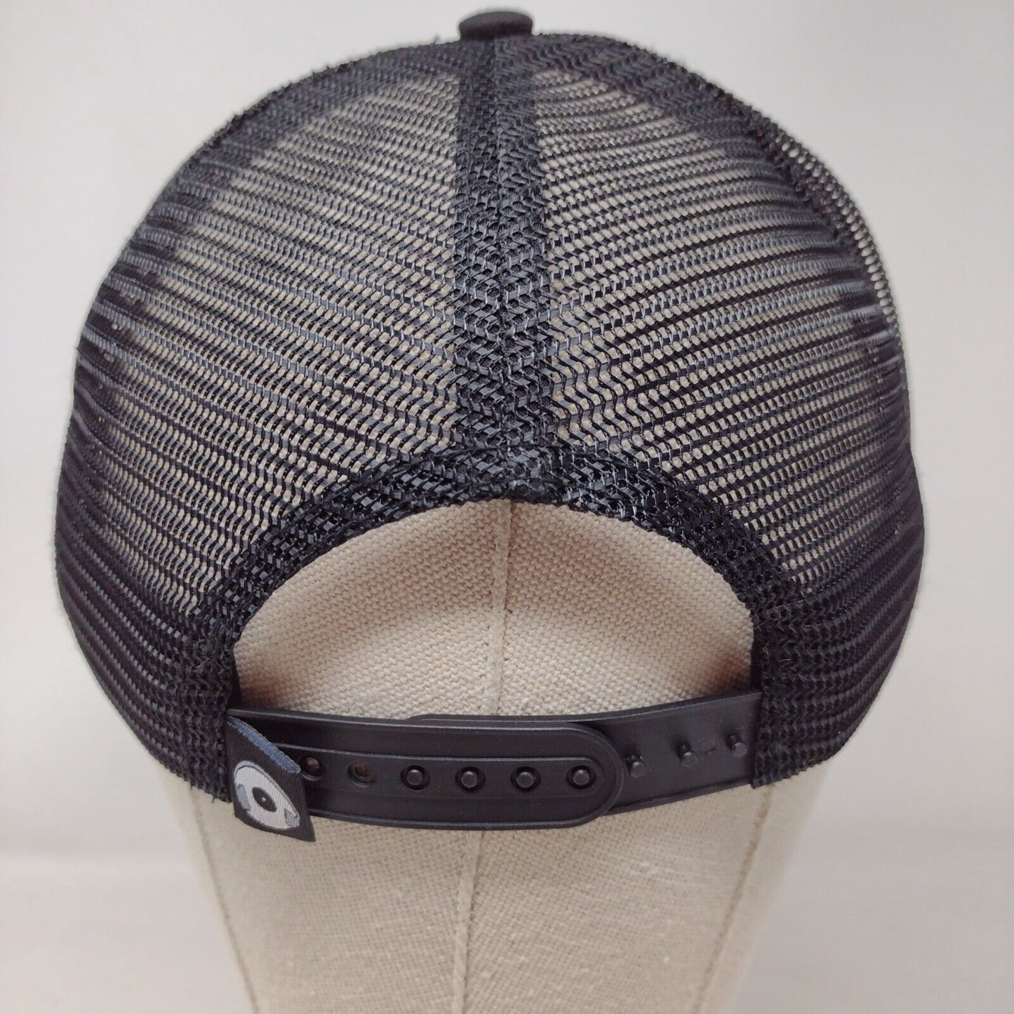 Russell Worldwide Snapback Mesh Back Trucker Hat Black OSFA The Boat Monkey