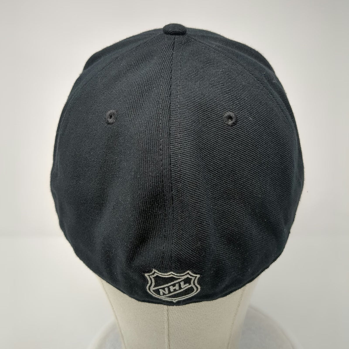 Boston Bruins NHL Fanatics Cap Black 7 1/2 Spoked-B Logo Fitted Flat Brim Hat