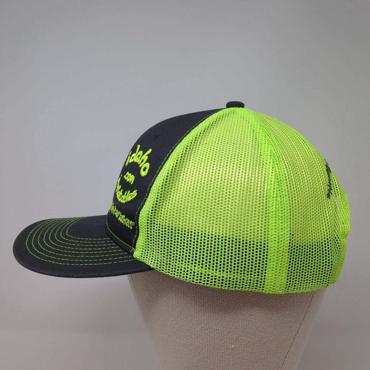 Idaho.com Inflatables Having Fun is Our Business Snapnack Trucker Hat Multi OS