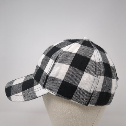 Unbranded Strapback Hat Multi One Size Buffalo Plaid Check Adjustable