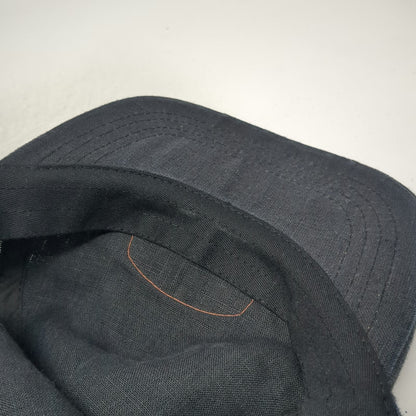 Rustek 5 Panel Black One Size Hemp Bamboo Cork Bend Oregon PNW Strapback Hat