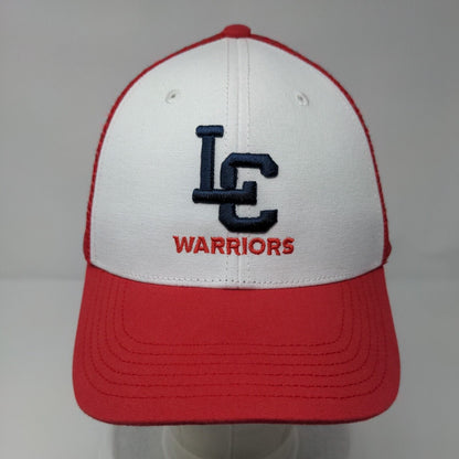 LC Warriors Snapback Trucker Hat Red OSFA Mesh Back Embroidered Legacy