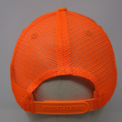 Tss Tecton Science Schools Snapback Trucker Hat Orange One Size Adjustable Otto
