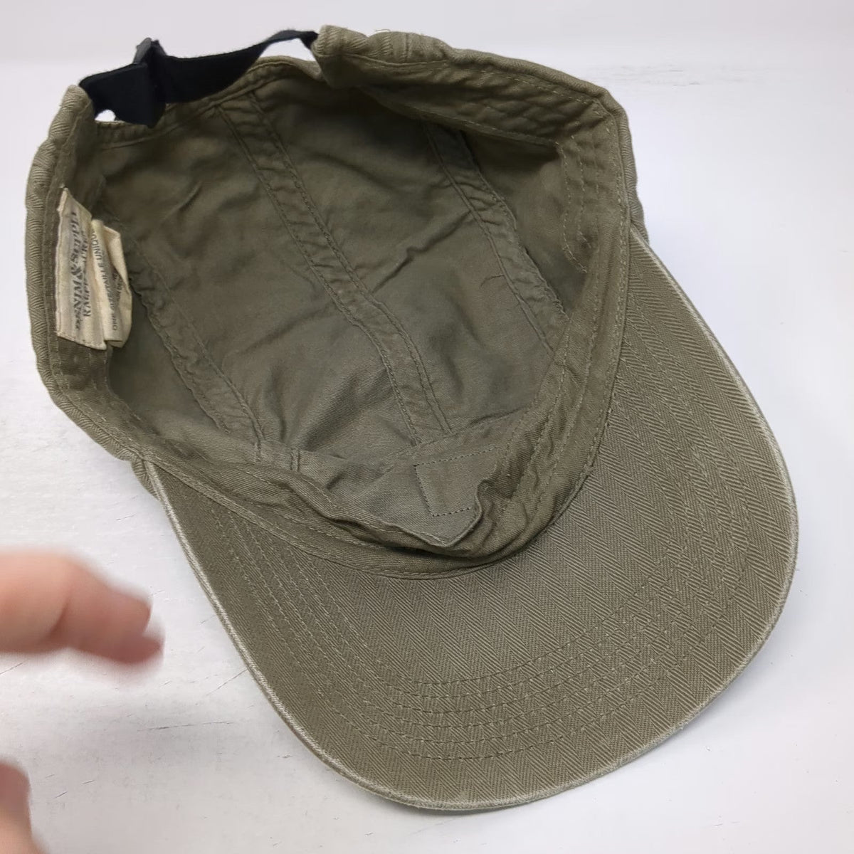 Denim & Supply Ralph Lauren 5 Panel Brown One Size Herringbone Hat Adjustable