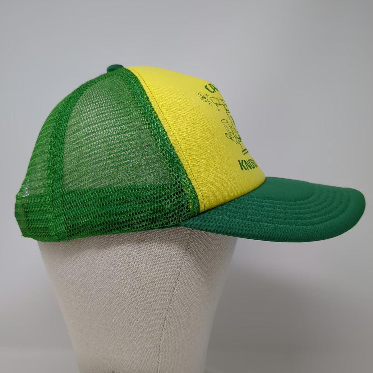 Loungefly Trucker Hat Green Yellow One Size Stranger Things Camp Know Where 85