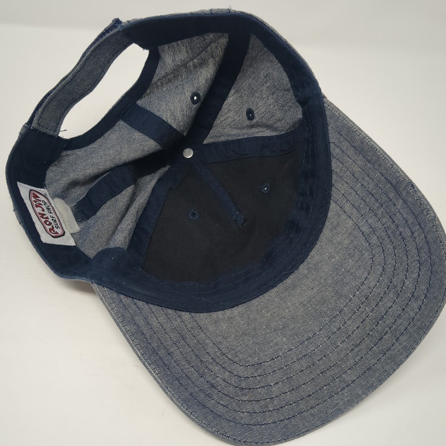 Ron Jon Surf Shop Strapback Baseball Cap Blue One Size Adjustable Embroidered