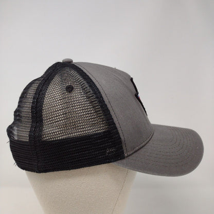 Tyler's Texas Patch Snapback Mesh Back Trucker Hat Gray OSFA Colorblock