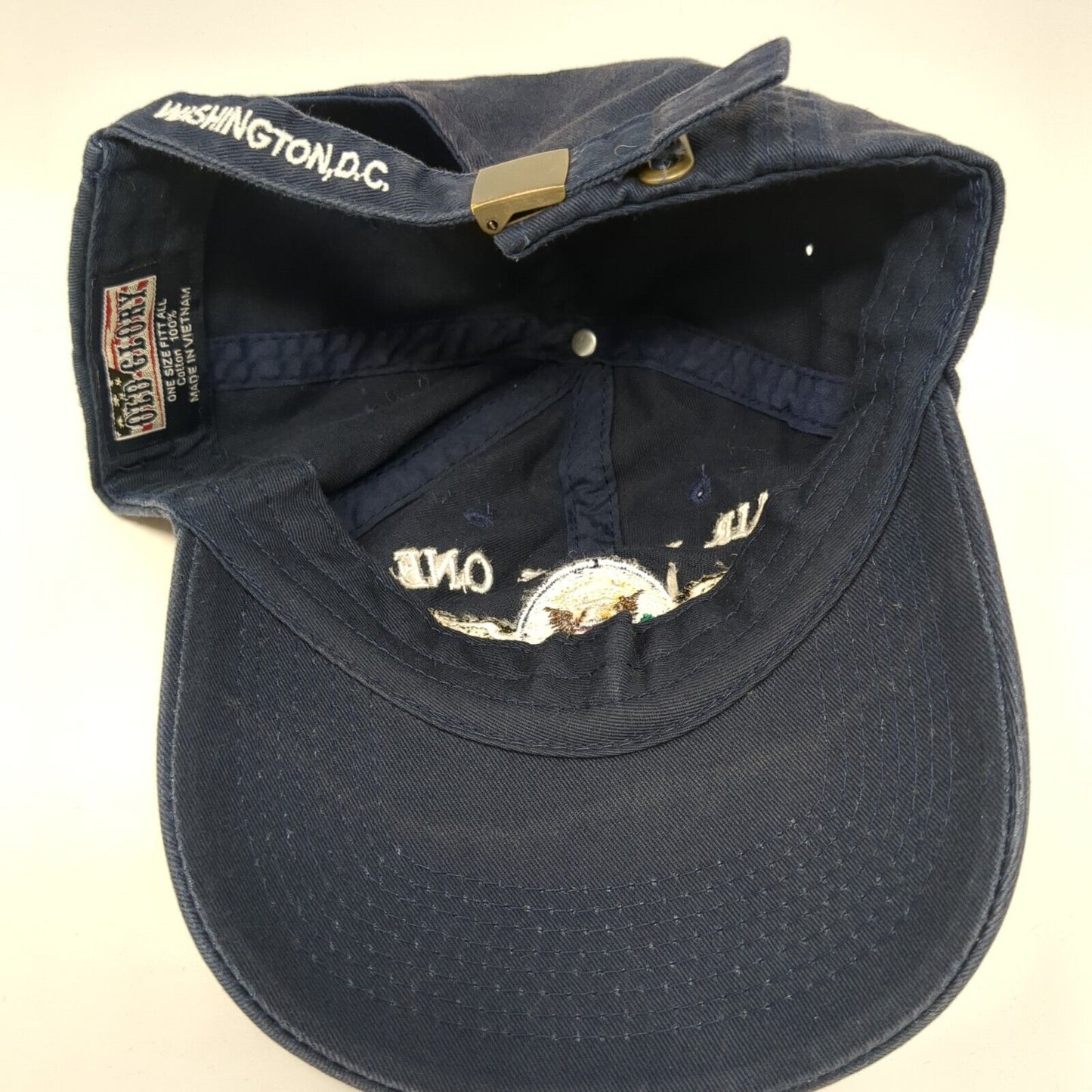 Air Force One Presidential Crew Slideback Hat Blue One Size Adjustable