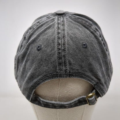 Unbranded Slideback Hat Gray One Size Adjustable Blank Solid 6 Panel